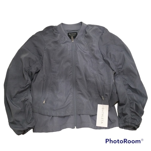 Athleta Wayfarer Bomber Jacket medium, NWT - Picture 2 of 4